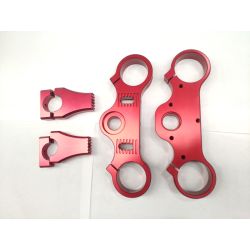 Tijas aluminio cnc 175mm validas motard