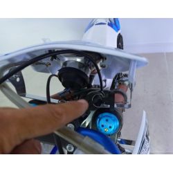 MonsterPRO APEX 125 XXL 96cm asiento suelo con luz