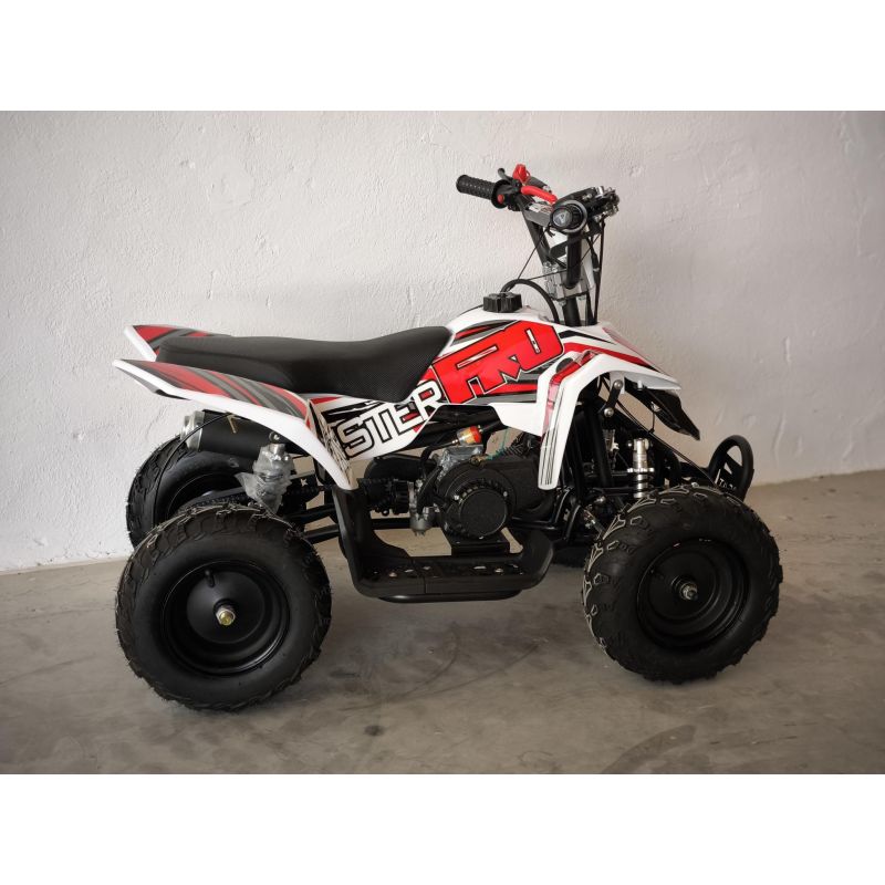 Mini Quad RACER 49cc 2t con tirador Ruedas 6" EDAD RECOMENDADA de 2 a 8 años