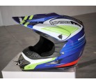 Casco infantil incluye esponjas para adaptarlo en tallas AZUL/negro/ROJO