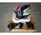 Casco infantil incluye esponjas para adaptarlo en tallas AZUL/ROJO