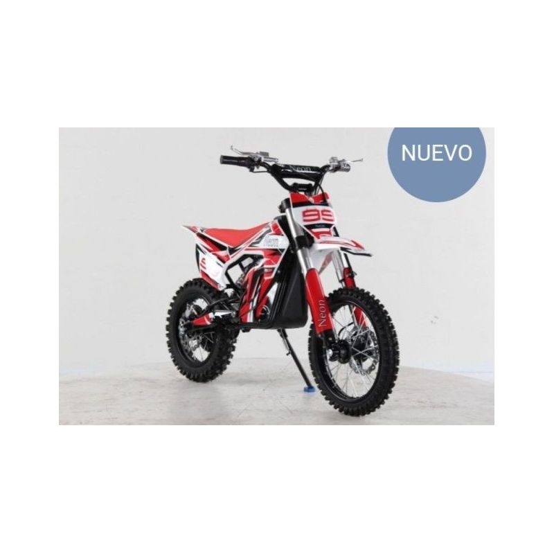 Pit Bike MonsterPRO Neon electrica LITIO 48V 1300W Ruedas  14 12