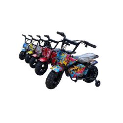 Mini Scooter de cross 350W electrica colores fantasia