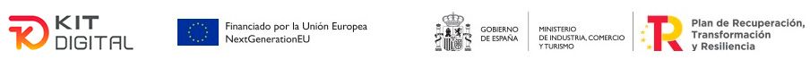 KIT DIGITAL financiado por la Unión Europea NextGenerationEU. Gobierno de España, Ministerio de Indu